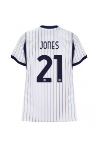 Inter Milan Curtis Jones #21 Jalkapallovaatteet Naisten Vieraspaita 2026-27 Lyhythihainen